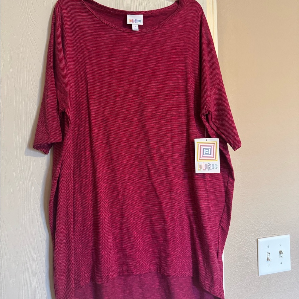 LuLaRoe Red Tunic Top